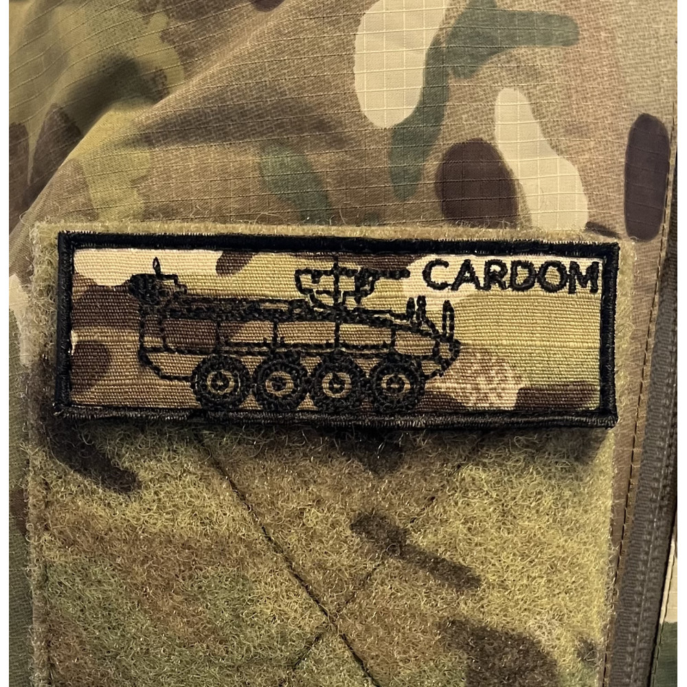 LANCER - CARDOM Patch on Velco, MultiCam