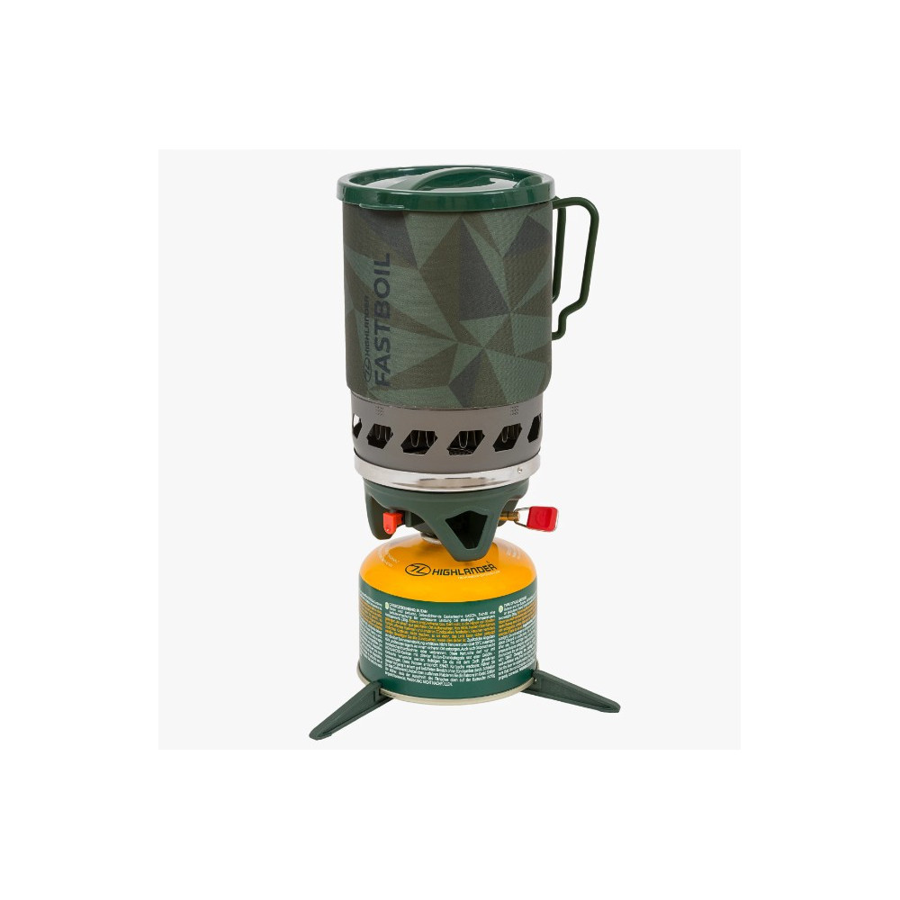 Highlander - Blade Fast Boil 3 Gasbrænder, 1.1L, Oliven