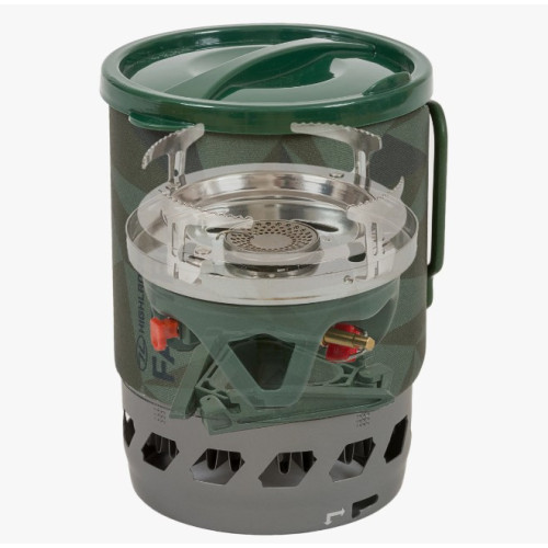 Highlander - Blade Fast Boil 3 Gasbrænder, 1.1L, Oliven