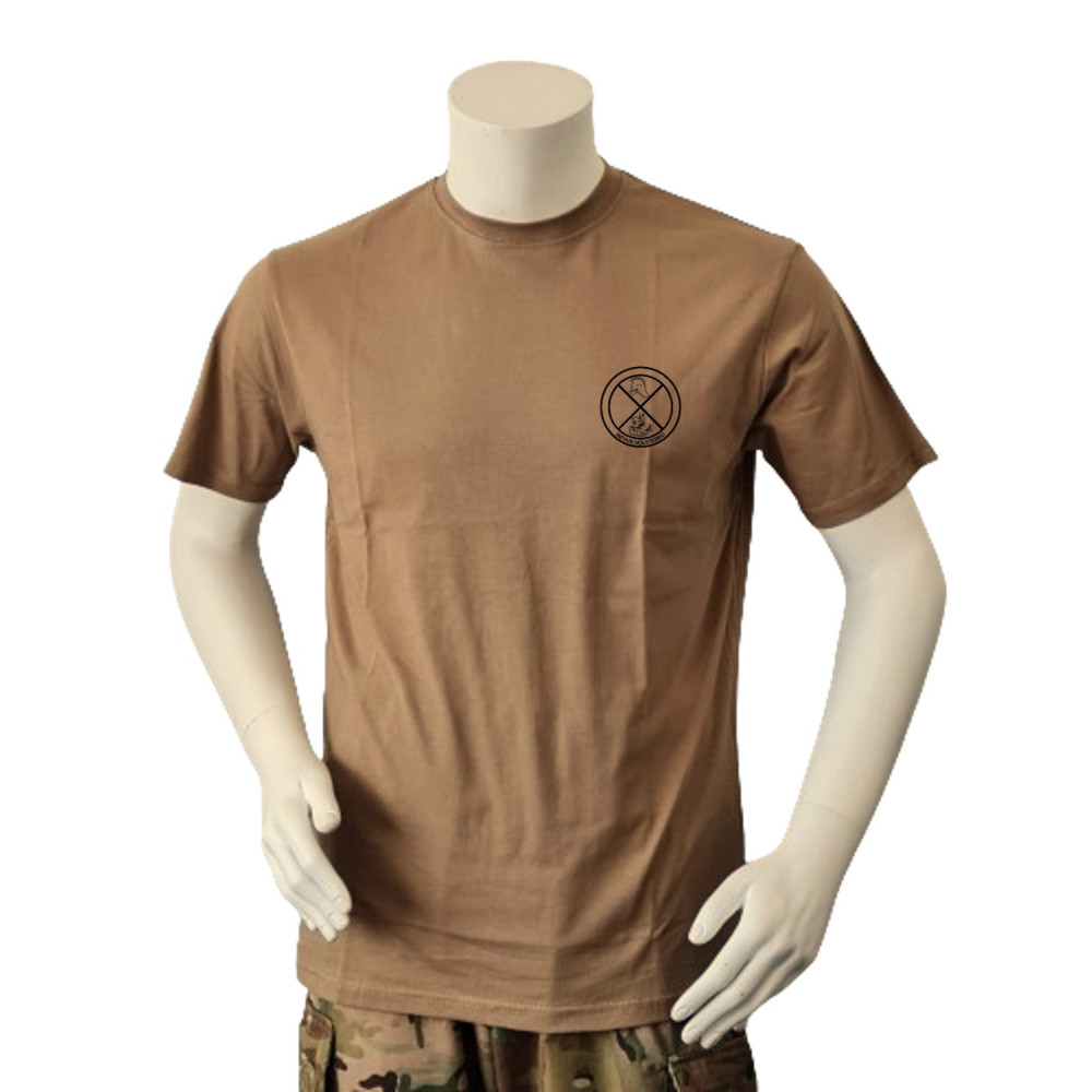 LANCER - T-shirt, Khaki med INFHVK Holstebro tryk på bryst