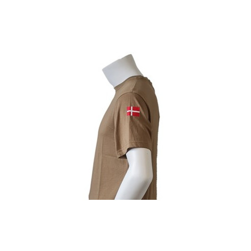 LANCER - T-shirt, Khaki med INFHVK Holstebro tryk på bryst