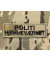 POLITIHJEMMEVÆRNET (DELT TEKST) patch, MultiCam on velcro, 14 x 4,5 cm