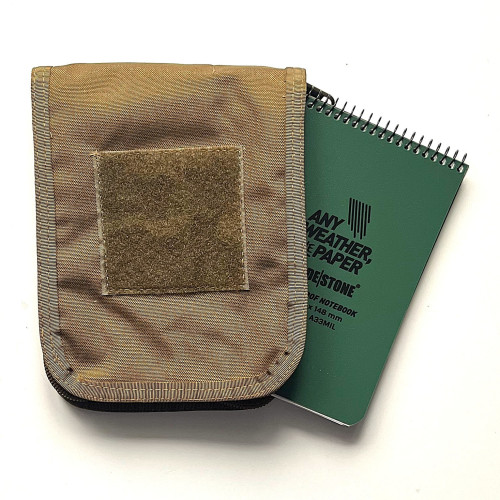 LANCER - Notebook Cover, Leg Pouch with MODESTONE notebook, Coyote