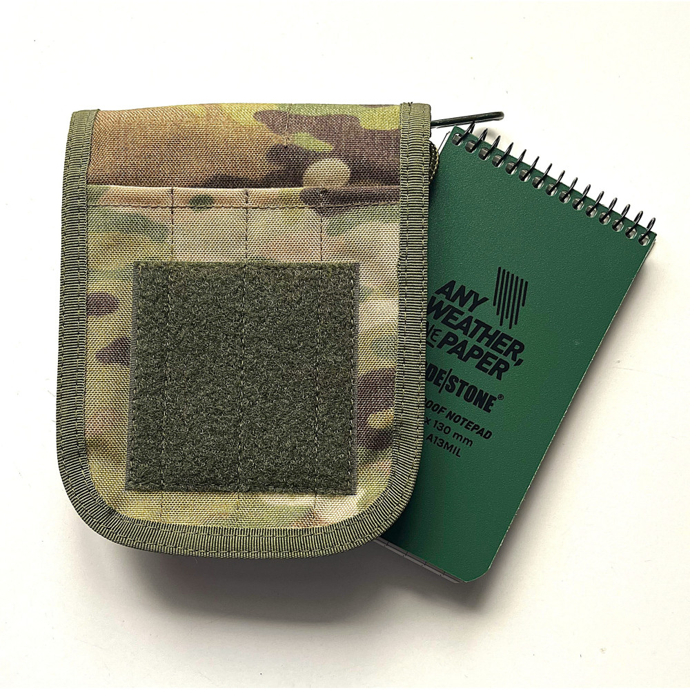 LANCER - Notebook Cover, Breast Pouch with MODESTONE notebook, MultiCam