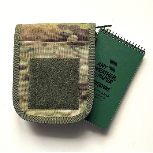 LANCER - Notebook Cover, brystlomme med MODESTONE notebook, MultiCam