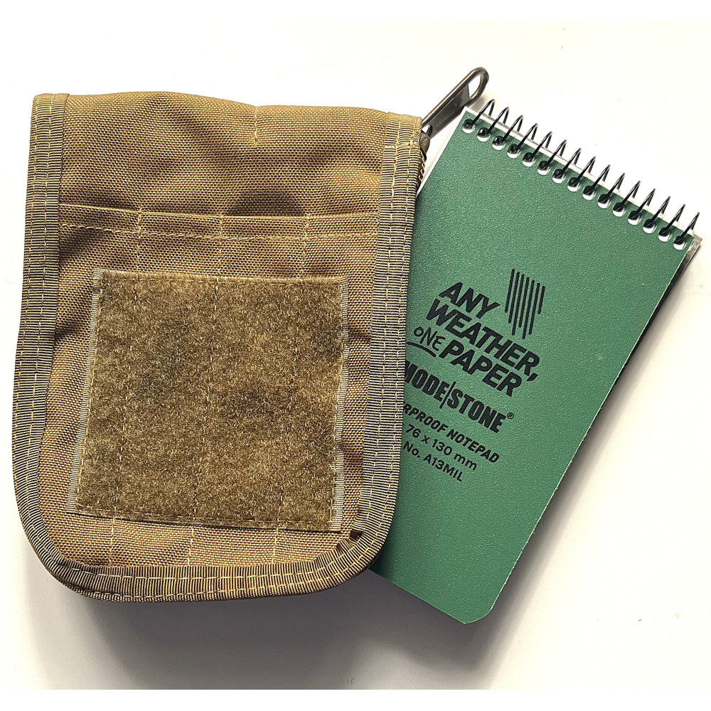 LANCER - Notebook Cover, Breast Pouch with MODESTONE notebook, Coyote