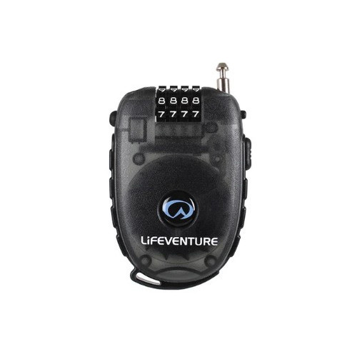 Lifeventure - Kabel lås, 90cm, sort