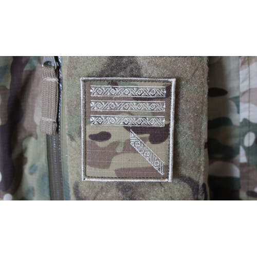Feltgradstegn Overkonstabel-1, meniggruppefører, MultiCam på Velcro