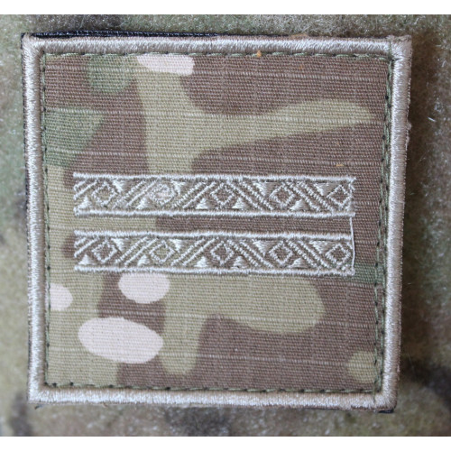 Rang Private First Class, MultiCam on Velcro