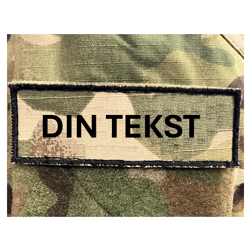 4 STK "Own design" Patch, MultiCam on Velcro, 3 x 9 cm