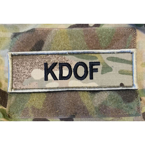 KDOF ærmemærke, MultiCam på velcro