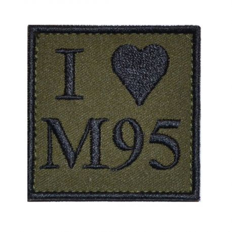 I love M95 - Sort/Oliven med velcro