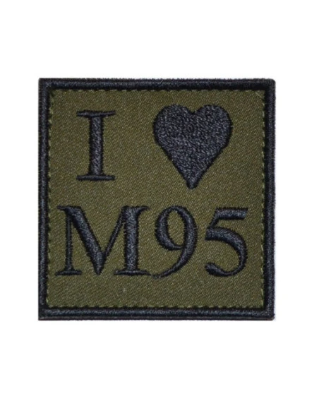 I love M95 - Sort/Oliven med velcro