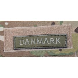 DANMARK - Grøn/oliven på velcro