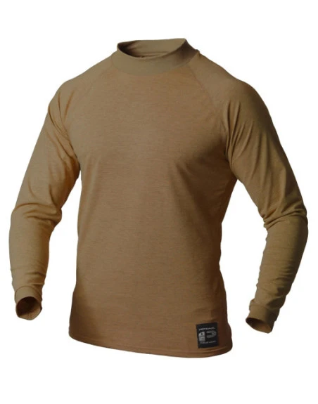PFG - LONG SLEEVE MOCK TURTLE NECK SHIRT, LIGHT WEIGHT