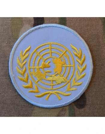 UN rund (lyseblå/gul)