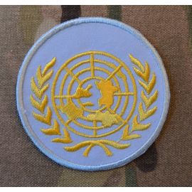 UN rund (lyseblå/gul)