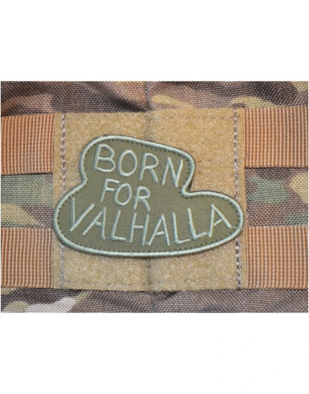 Born for Valhalla - Olivengrøn på velcro