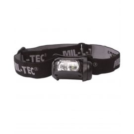 MIL-TEC - Black LED 4 color Headlight