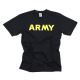 T-shirt "ARMY", sort/gul