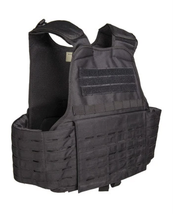 Mil-TEC - Laser Cut Carrier Vest, Sort