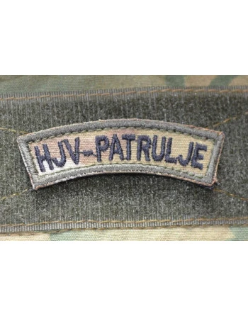 HJV PATRULJE mærke, MultiCam på velcro