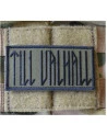 MLV - TILL VALHALL Patch, Swedish, Black/Olive 4 x 8cm