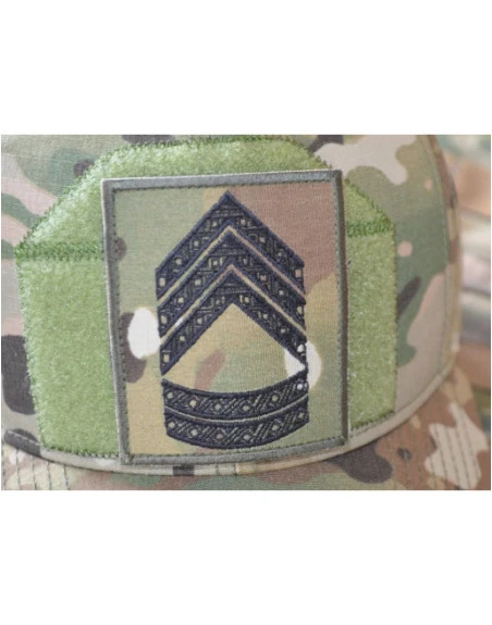 Feltgradstegn Sergeant (1st Class), MultiCam på Velcro