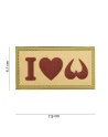 I Love Boobies 3D PVC Patch