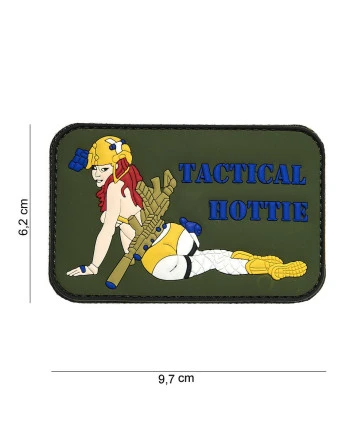 Tactical Hottie 3D PVC Patch, Grøn