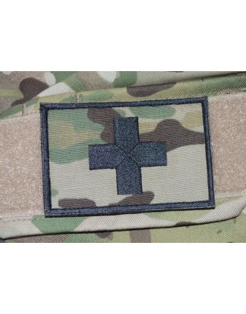 Røde kors mærke 8x5 -  MultiCam på velcro