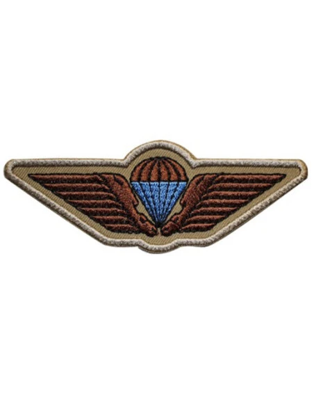 Danish Army Parawing, FALGRU, Iron-on, Sand/brown/blue