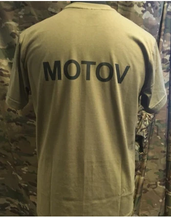 RAVEN - T-shirt, MTS-khaki - med MOTOV tryk