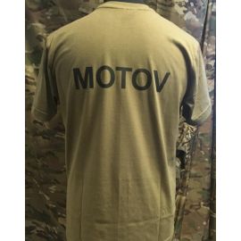 RAVEN - T-shirt, MTS-khaki - med MOTOV tryk