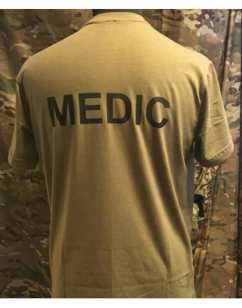RAVEN - T-shirt, MTS-khaki - med MEDIC tryk