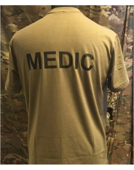 RAVEN - T-shirt, MTS-khaki - med MEDIC tryk