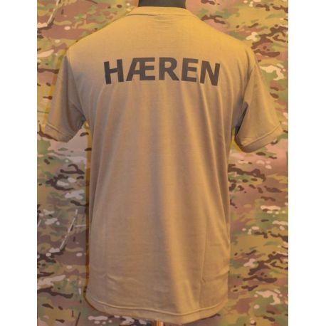RAVEN - T-shirt, MTS-khaki - with HÆREN print