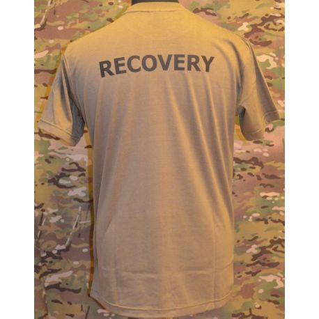 RAVEN - T-shirt, MTS-khaki - med RECOVERY tryk