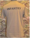 RAVEN - T-shirt, MTS-khaki - with INFANERY print