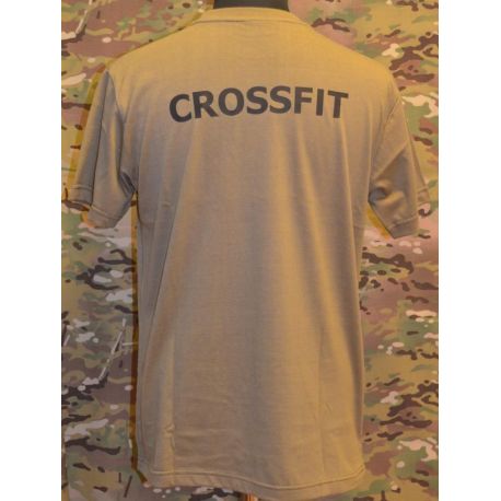 RAVEN - T-shirt, MTS-khaki - med CROSSFIT tryk