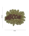 BOOM 3D PVC Patch, Brown
