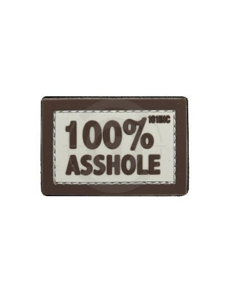 100% Asshole 3D PVC Patch