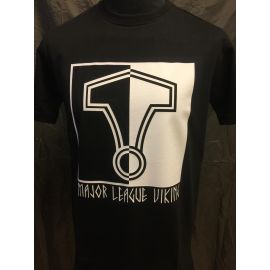 Major League Viking - T-shirt med Thors Hammer, sort