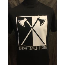 Major League Viking - T-shirt med Økser, sort