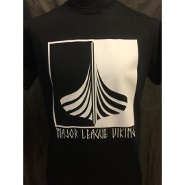 Major League Viking - T-shirt med Skib, sort
