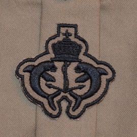 Dansk UBÅDs Emblem, IRON-ON - MTS-Khaki