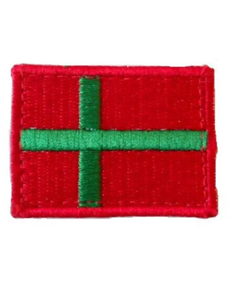 Bornholmsk Flag - på velcro, lille