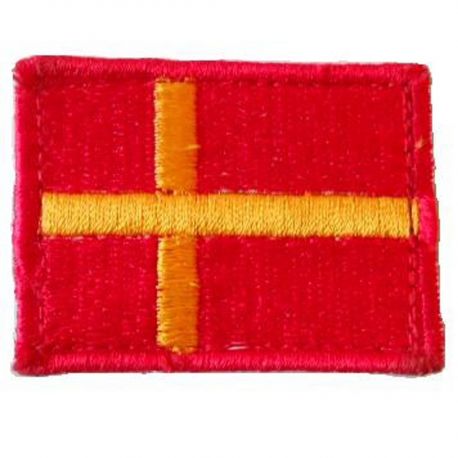 Skånes Flag, lille, på velcro