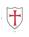 PATCH 3D PVC CRUSADER WHITE
