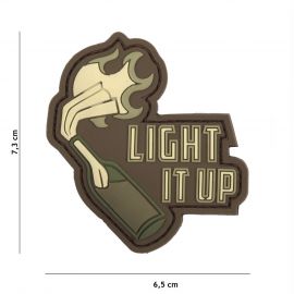 Light it up, 3D PVC Patch